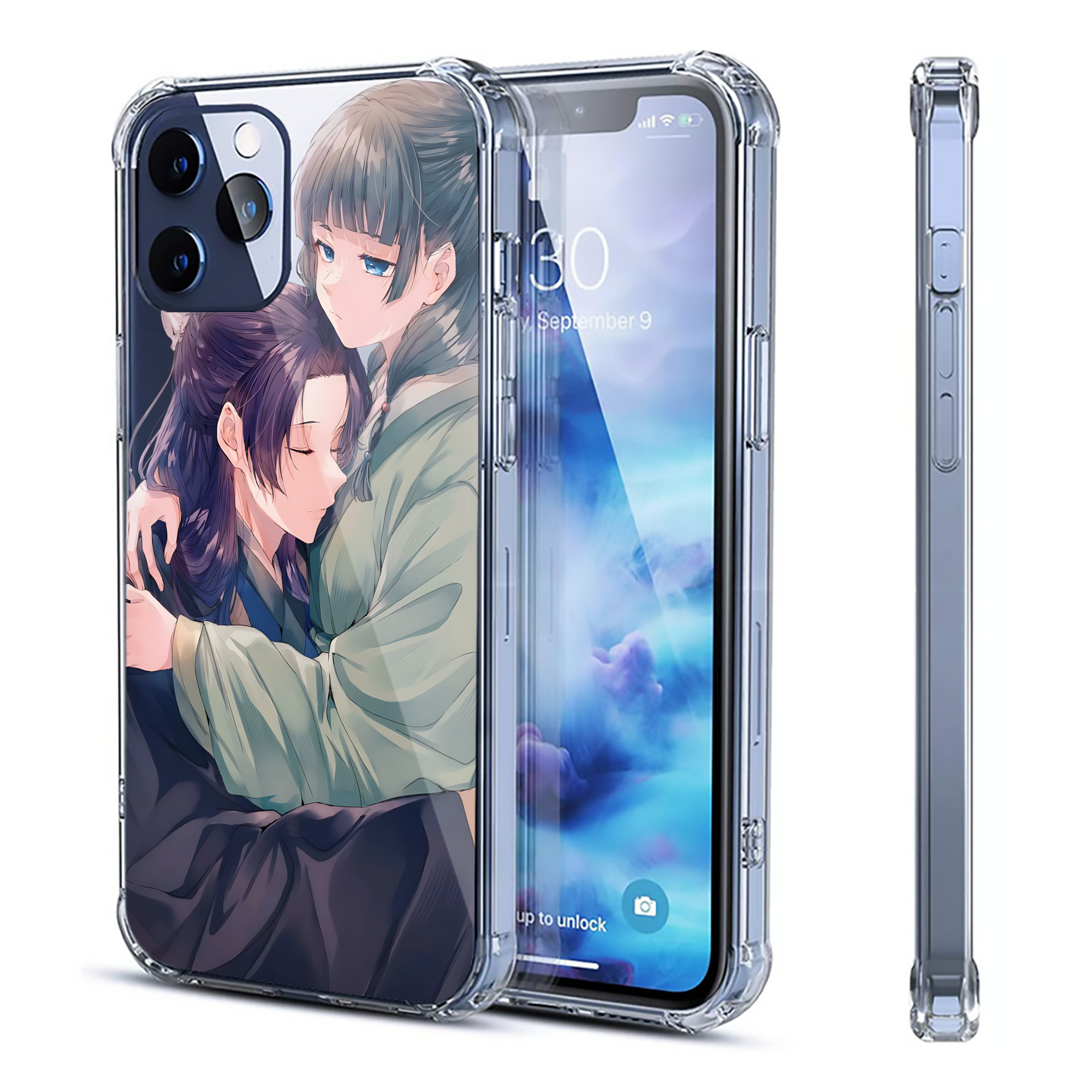 （画像用） 薬屋のひとりごと The Apothecary Diaries 【iPhone 12シリーズ対応】透明スマホケース（クリアソフトケース）